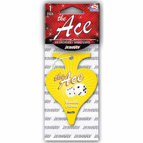 AC-23 Jenray The Ace Air Freshener - Vanilla Citron Scent, 12 Pack