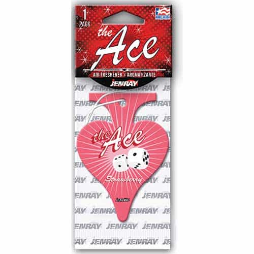 AC-7 Jenray The Ace Air Freshener - Strawberry Scent, 12 Pack