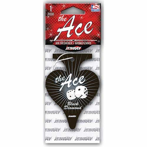 AC-74 Jenray The Ace Air Freshener - Black Diamond Scent, 12 Pack