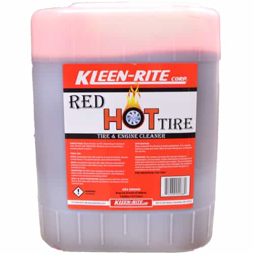 5 Gallon Container of Red Hot Tire Cleaner