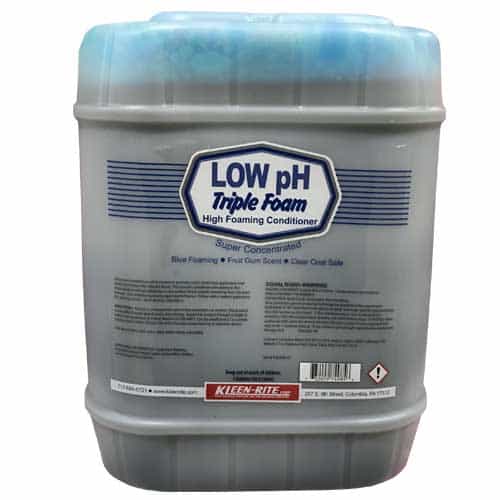 ン 大人気 新品 ノ Low Foam Triple Gallon 5 pH Kleen-Rite - Blue Conditioner 洗顔グッズ