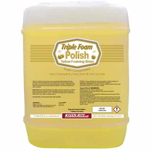 Kleen-Rite Yellow Triple Foam Polish