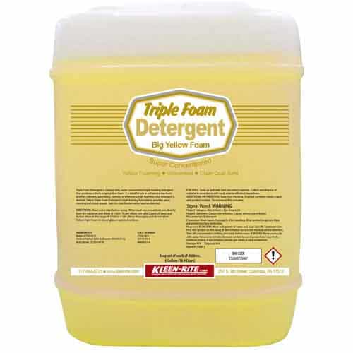 Kleen-Rite Yellow Triple Foam Detergent