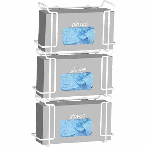 Triple Wire Glove Box Wall Mount Dispenser 553