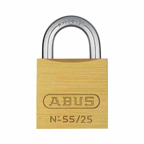 55/25 Abus Solid Brass Padlock