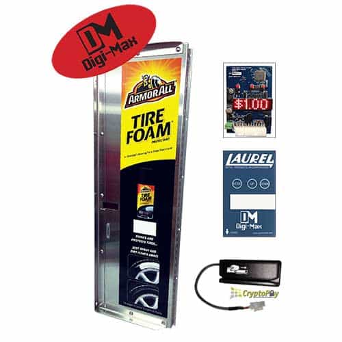 DigiMax with CryptoPay Retrofit Kit for Tire Foam Venders