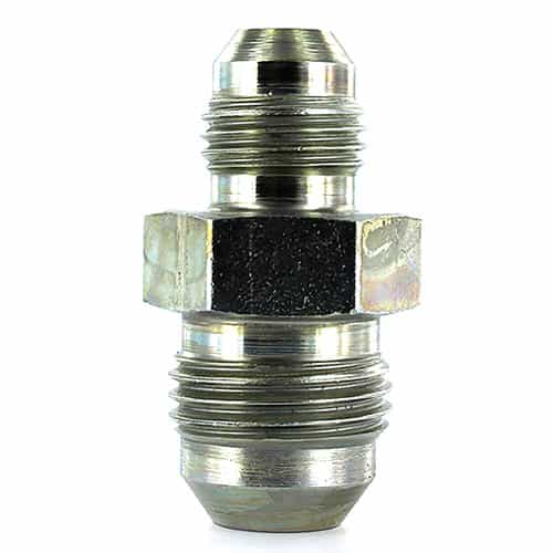 Parker 1/2" Male JIC x 3/8" Male JIC Straight Union Triple-Lok Tube Fitting 8HTX-S