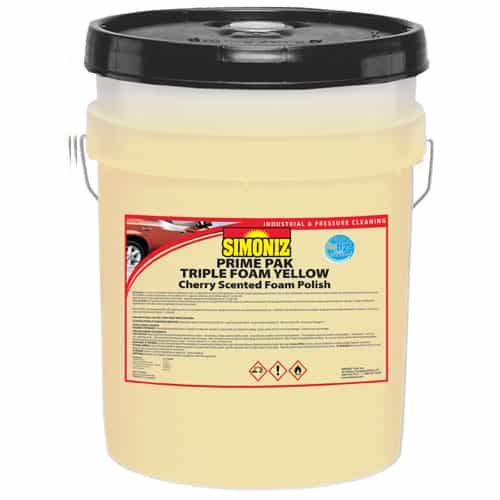 Simoniz P3075225 Prime Pak Triple Foam Yellow - 5 Gallon