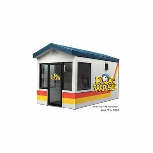 Right Side Dog Wash Building Sign