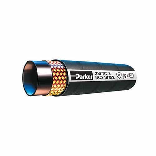 Wirebraid Hydraulic Hose | Parker 387TC-8-RL | GlobalCore Wirebraid Hydraulic Hose | Parker 387TC-8-RL | GlobalCore