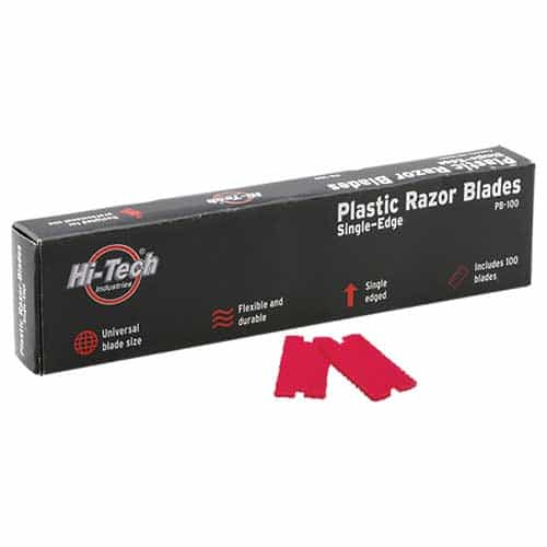 100 Pack Red Plastic Razors