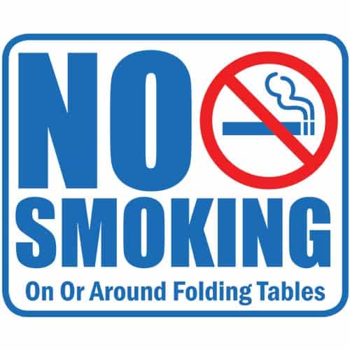 SIKRL102 Kleen-Rite No Smoking Around Equipment Laundromat Sign - 10" x 12"