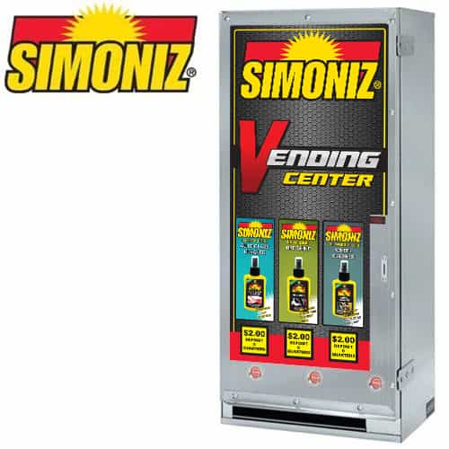 Simoniz Vending Center Vendor Decal
