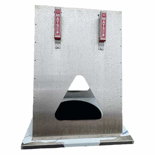 Kleen-Rite Complete Trash Cover with Mat Holders - 30in. x 30in., 18in. Hole