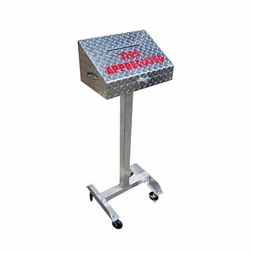 TSS Aluminum Tip Collection Box with Stand