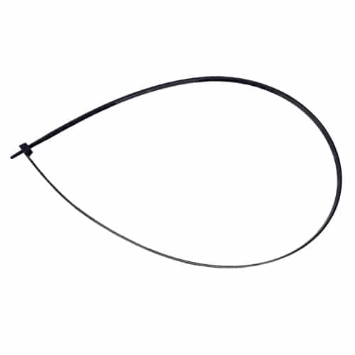 36 Inch Black Plastic Zip Ties - 50 Pack