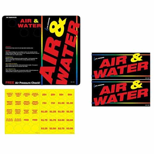 8431-1AKIT J.E. Adams Decals - Air and Water Machines