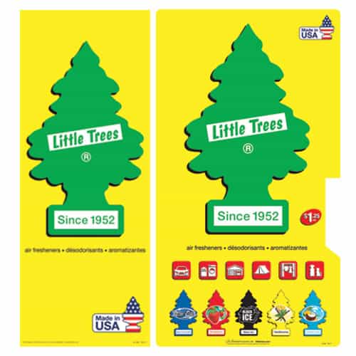 Peel and Stick Decal Sticker for Little Trees Vending Machine