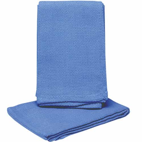 Blue cotton vending towel