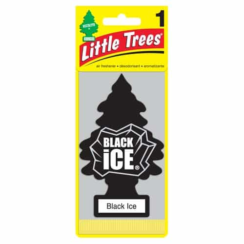 black ice air freshener little tree