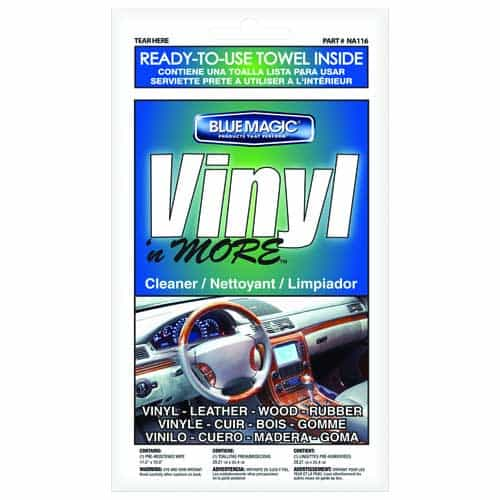 Blue Magic NA116 Vinyl Plus Cleaner SIngle Packs - 24 Per Case