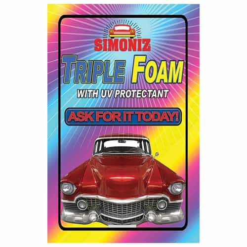 HP530 Simoniz Windmaster Triple Foam Sign