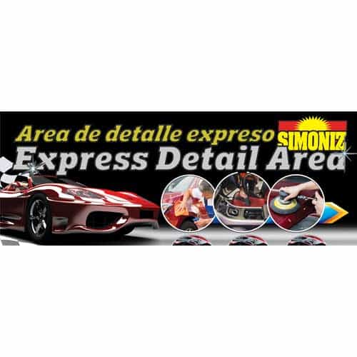 Bilingual Simoniz Express Detail Banner