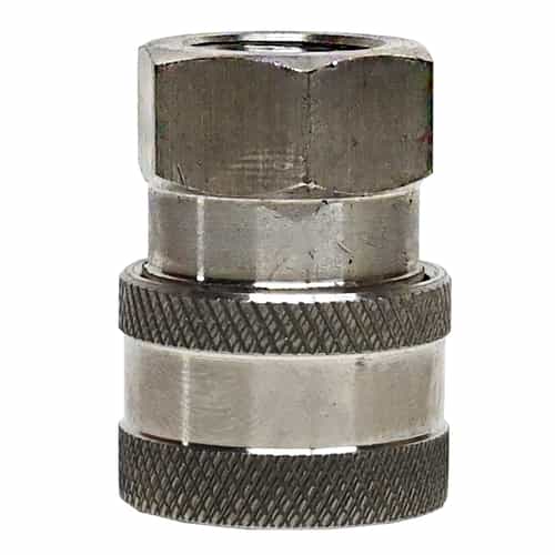 General Pump D10072 Quick Disconnect, Stainless Steel, 1/4 in. NPT-F x 1/4 in. Coupler