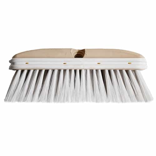 White Truck Brush