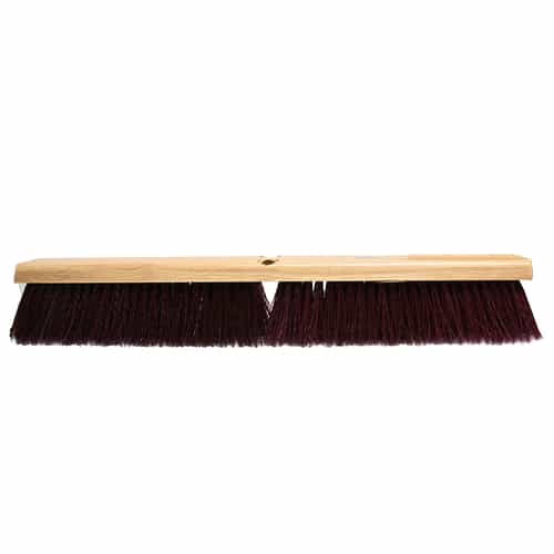 42026 Maroon Garage Broom 24"