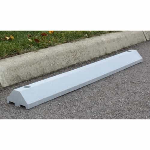 Ideal Shield 6' Gray Parking Block for concrete