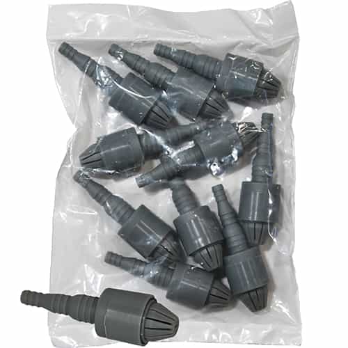 10 Pack Grey Foot Valve 10076302