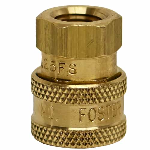 25FS ZSi Foster Brass Straight-Thru Socket