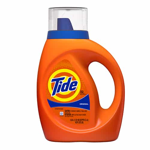 tide 42 oz detergent bottle