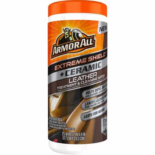 E303652900 Armor All Extreme Shield + Ceramic Leather Treatment Wipes