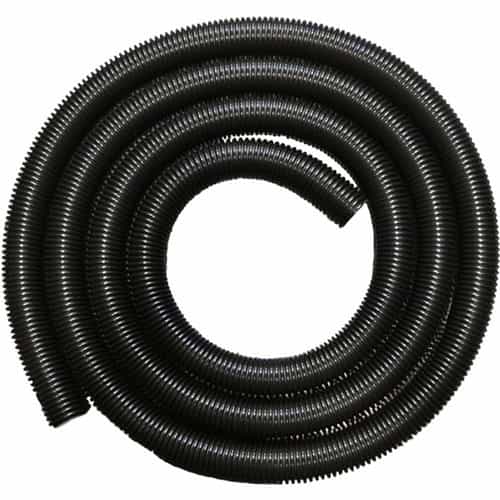 15' coil of 1.5" diameter Black Dura-Slide Vacuum