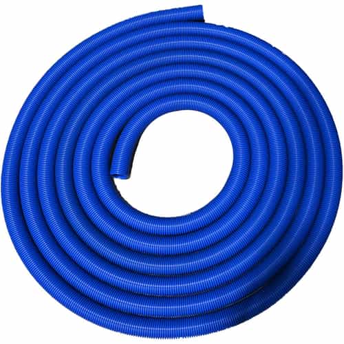 50 foot coil of blue 2" diameter premium vacuum hose