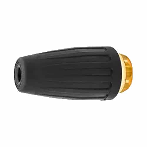 The RotoJet has a laser nozzle that spins at an incredible rate increasing your cleaning area from zero degrees to 26°.