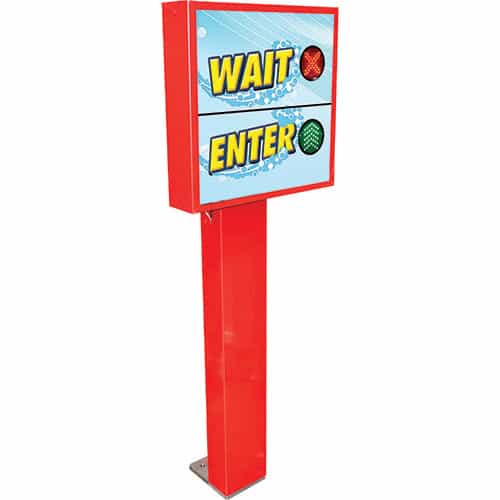 Wait/Enter Car Wash Fixture