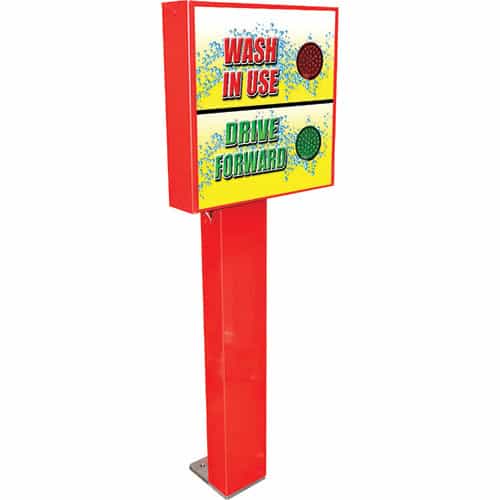 Wash in Use and Drive Forward Car Wash Fixture
