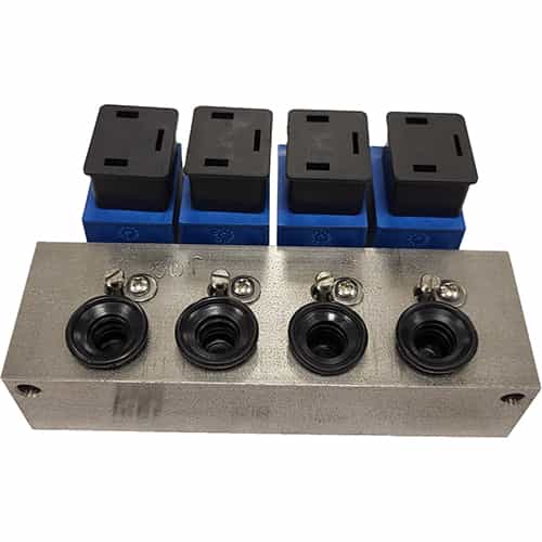 G.C. Valves 4 Station Metering Valve Manifold