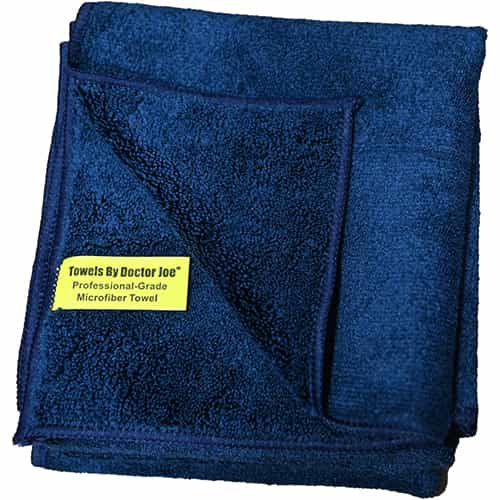 Navy Blue Microfiber Towel