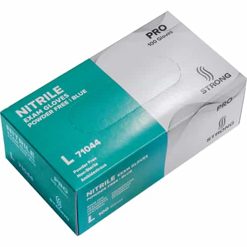 box of large nitrile gloves