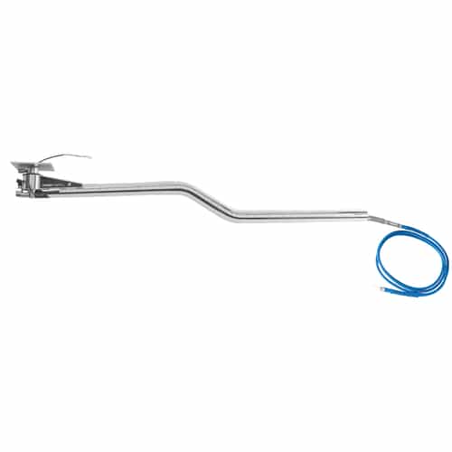 stainless steel self serve boom with heating cable and led lights