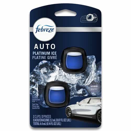 Febreze Platimum Ice Auto Vent Clips P69 01051