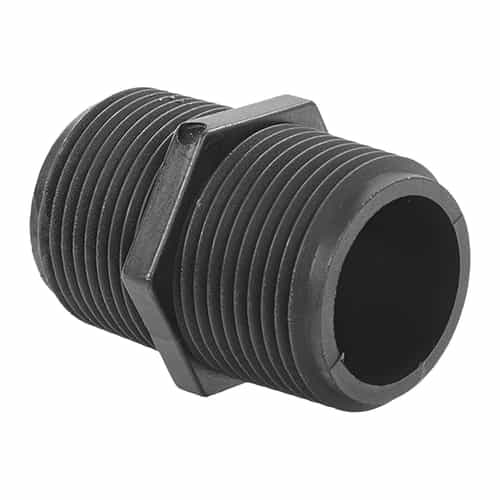 Black PVC fitting