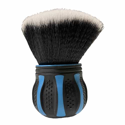 detailing brush with blue and black handle