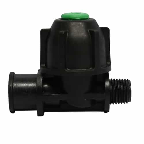 black and red diaphragm check valve