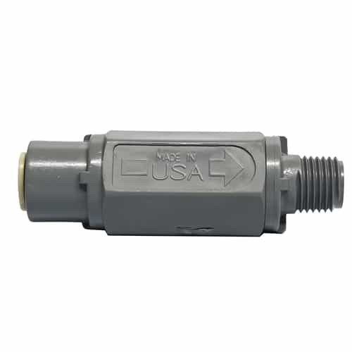 PDQ 3/8in. PCF x 1/4in. NPT PVC Check Valve 03010134