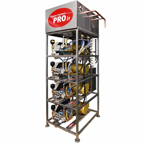 operator pro junior 4 bay high pressure pump stand